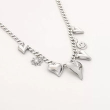 Load image into Gallery viewer, Stainless steel Hartjes bedelketting “Silver”
