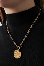 Load image into Gallery viewer, Funky smile ketting “gold”
