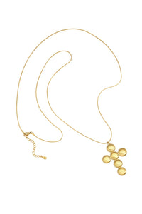 Stainless Steel long necklace with cross