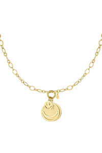 Funky smile ketting “gold”