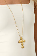 Afbeelding in Gallery-weergave laden, Stainless Steel long necklace with cross
