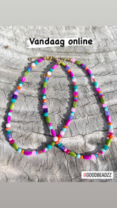 Multicolour kralenketting “Monique”