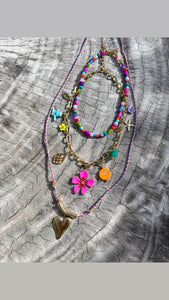 Multicolour kralenketting “Monique”