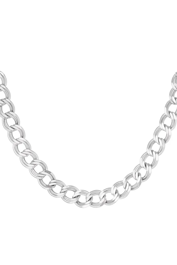 Stainless Steel big chain ketting “Silver”