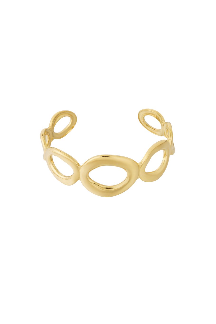 Stainless steel armband cuff hoop