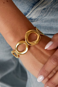 Stainless steel armband cuff hoop