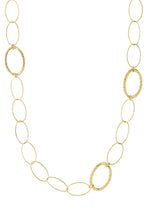 Afbeelding in Gallery-weergave laden, Stainless steel oval necklace gold

