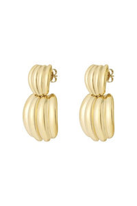 Stainless Steel oorbellen geometric gold