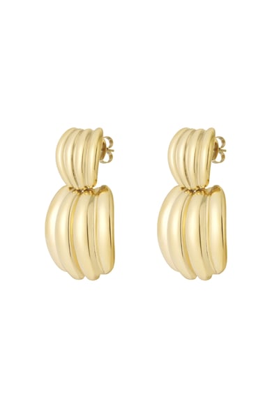 Stainless Steel oorbellen geometric gold
