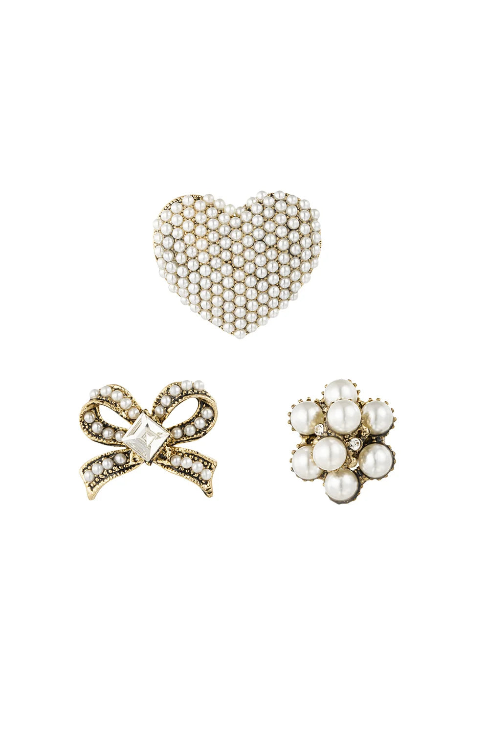 Broches white gold