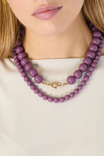 Afbeelding in Gallery-weergave laden, Kralenketting acrylic resin “Purple”
