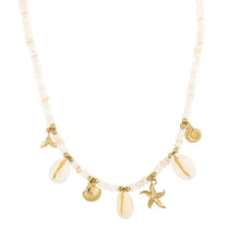 Afbeelding in Gallery-weergave laden, Kralenketting met bedels zeester
