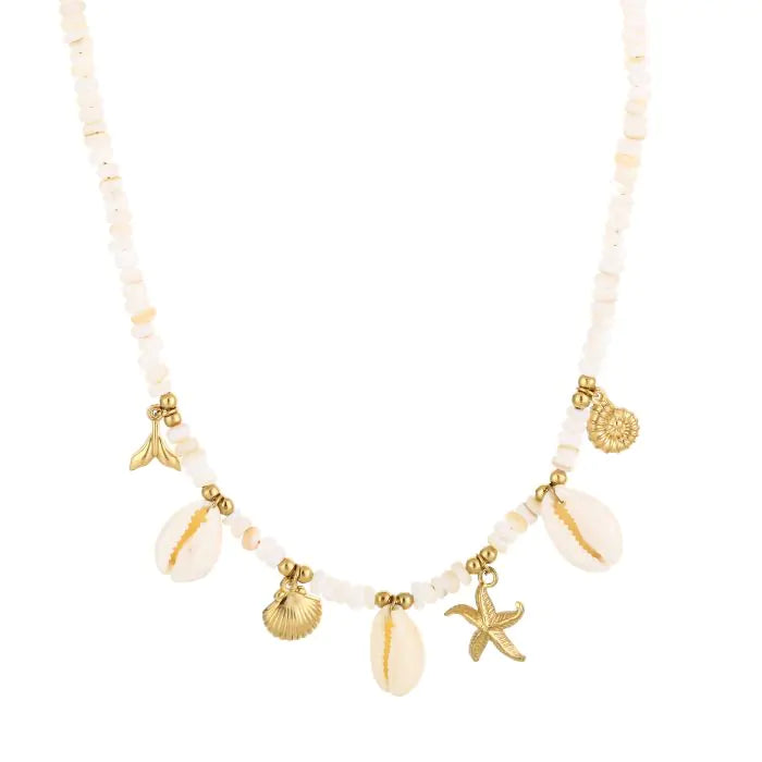 Kralenketting met bedels zeester
