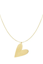 Afbeelding in Gallery-weergave laden, Stainless steel lange ketting hart “gold”
