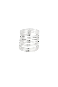 Stainless steel ring “Silver”