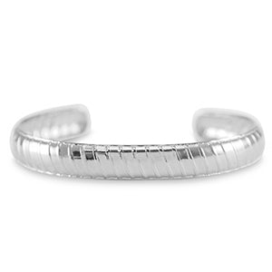 Stainless steel bangle armband “Silver”