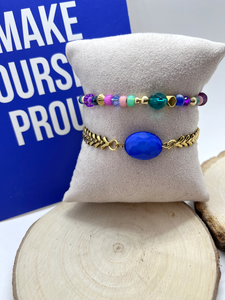 Armbandenset “blue potion”