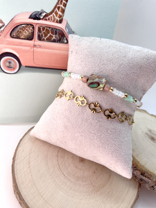 Armbandenset “pastel pearl”