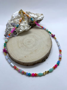 Ibiza ketting multicolor “mint”