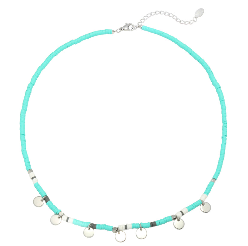 Kralenketting “Summerlove turquoise”