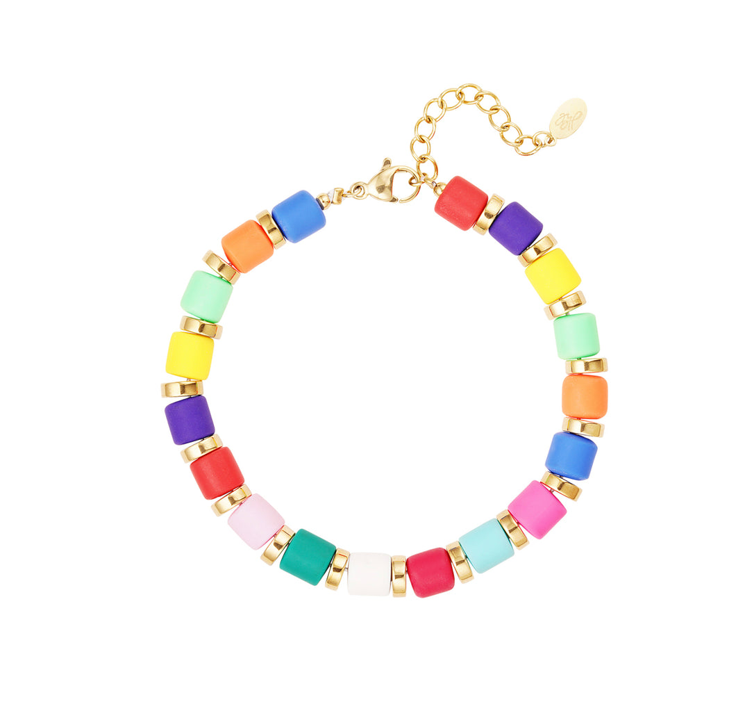 Multicolour kralenarmband “Rainbow”