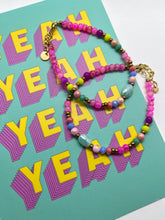 Afbeelding in Gallery-weergave laden, Kleurrijke kralenarmband “mint”
