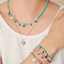 Afbeelding in Gallery-weergave laden, Kralenketting “Summerlove turquoise”
