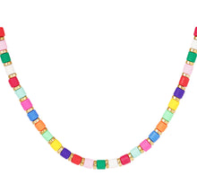 Afbeelding in Gallery-weergave laden, Kralenketting Stainless steel “Rainbow”
