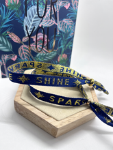 Afbeelding in Gallery-weergave laden, Lint met Stainless schuifkraal “Sparkle &amp; Shine”
