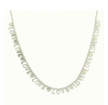 Afbeelding in Gallery-weergave laden, Mooie Stainless steel ketting “love all over”
