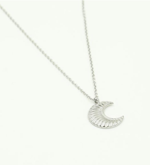 Stainless steel ketting “Silver moon”