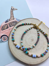 Load image into Gallery viewer, Pastelkleurige kralenarmband “chopper”
