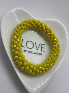 Kralenarmband “Yellow”