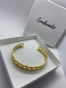 Prachtige stainless steel armband “Goldie”