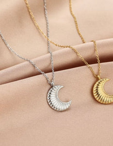 Stainless steel ketting “Silver moon”